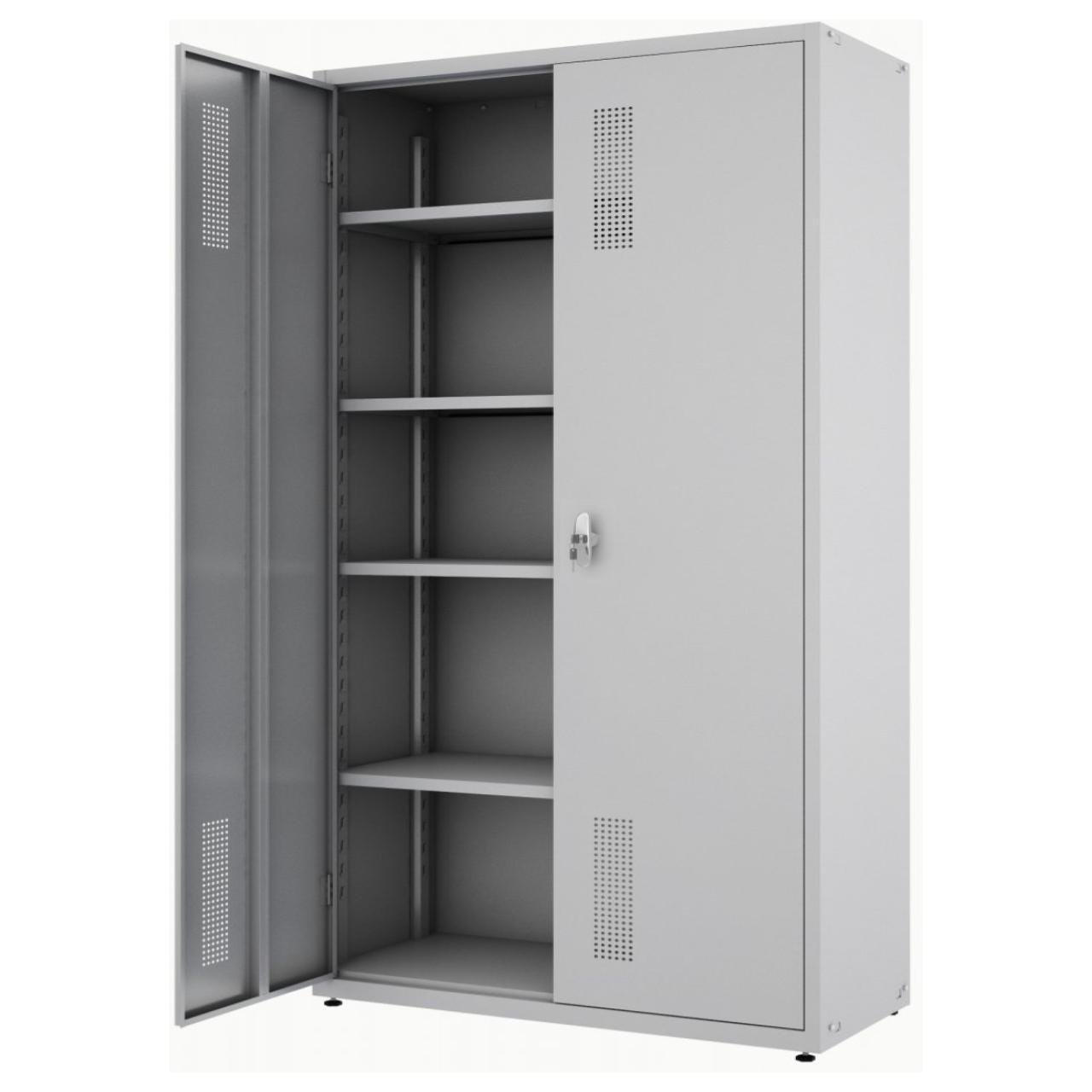 Armário de Aço POP c Portas e Maçaneta – PA 120 – CHAPA LEVE – 1,98×1,20×0,40m – W3 – CZCZ – 17006