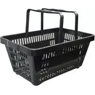Cesto p Compras Plástico Preto 14313