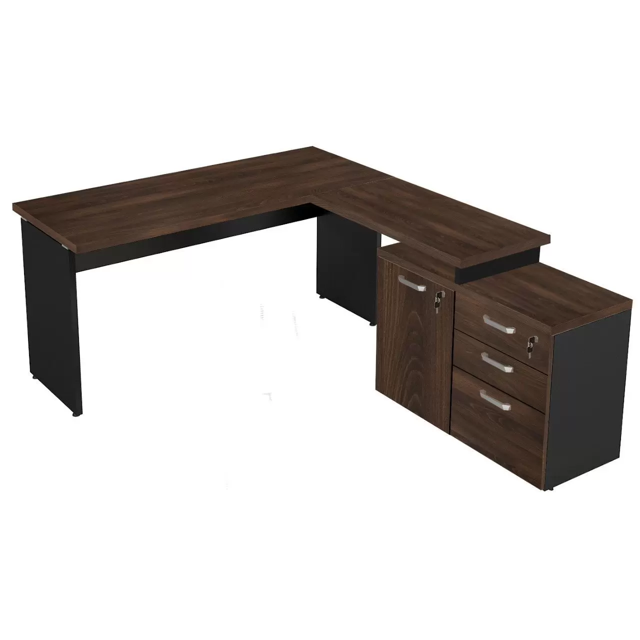 Mesa de atendimento em L Linha Diretor – MP-04