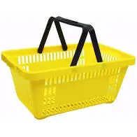 Cesto p/ Compras Plástico Amarelo 14310