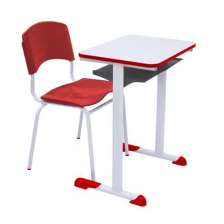 Kit Escolar Individual (Mesa e Cadeira) – ADULTO – MADEIRA REALPLAST – 40095 — foto 2