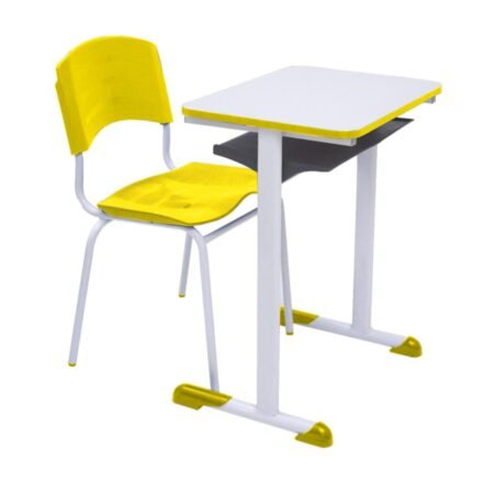 Kit Escolar Individual (Mesa e Cadeira) – ADULTO – MADEIRA REALPLAST – 40095 — foto 4
