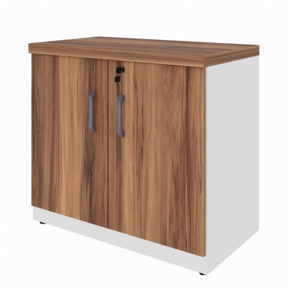 Armário Baixo com 02 Portas – 0,80×0,74×0,45m NOGAL SEVILHABRANCO – 34311