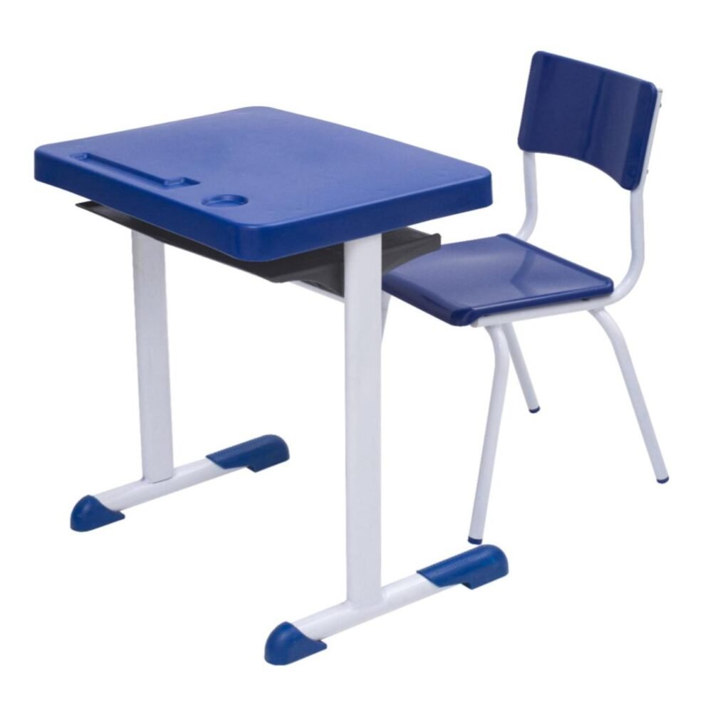 Kit Escolar Individual – (Mesa e Cadeira) – JUVENIL 06 a 09 Anos – REALPLAST – 40999