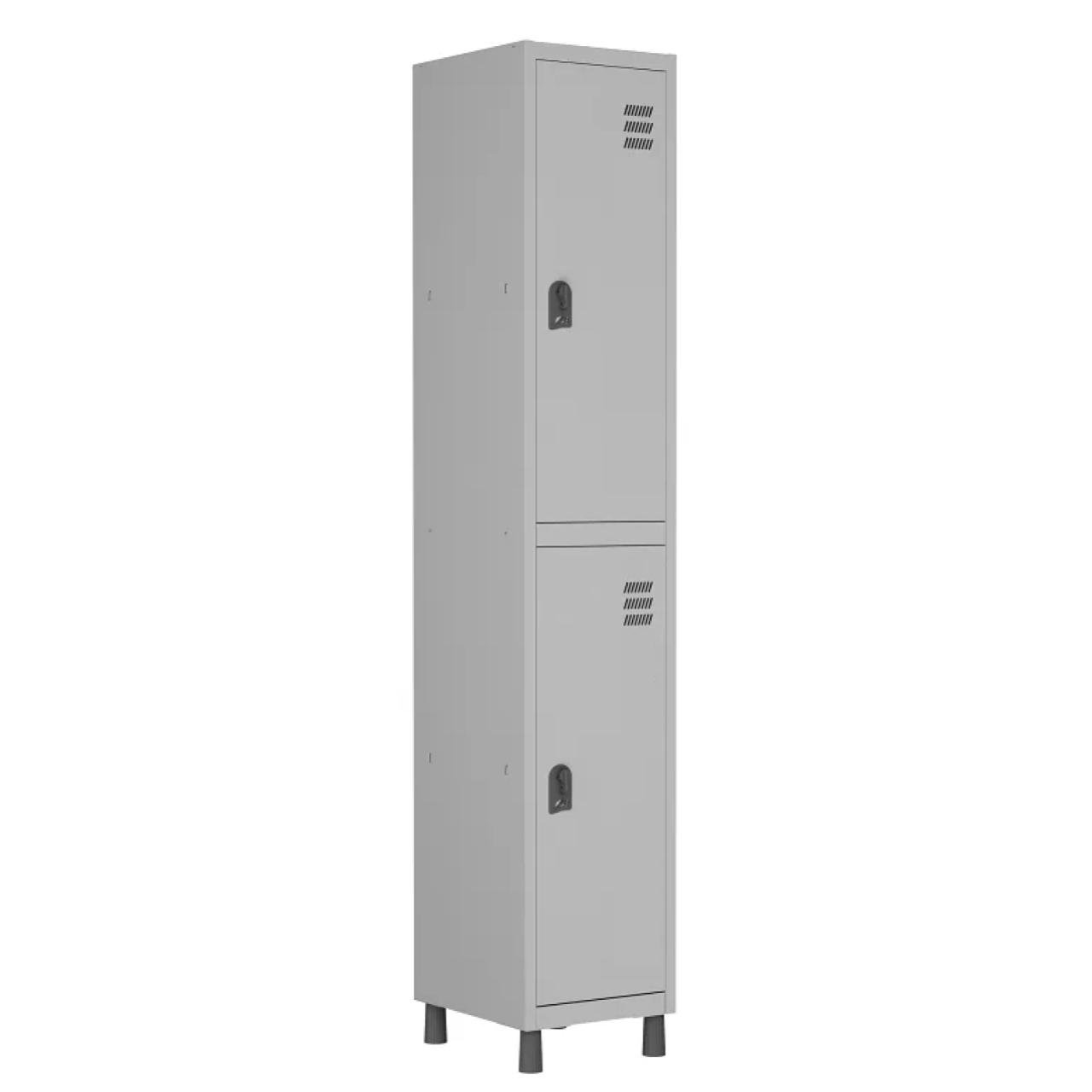 Roupeiro de Aço com 02 PORTAS GRANDES – 1,84×0,32×0,35m – CZ/CZ – W3 -10910