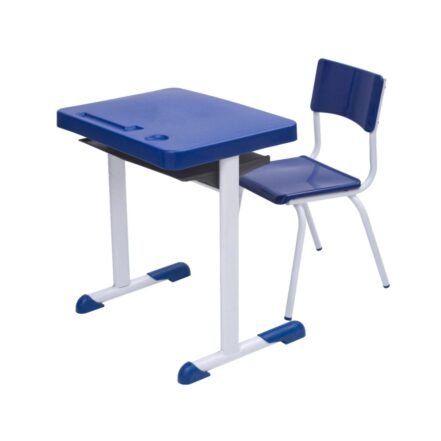 Kit Escolar Individual – (Mesa e Cadeira) – INFANTIL 03 a 06 Anos – REALPLAST – 41089
