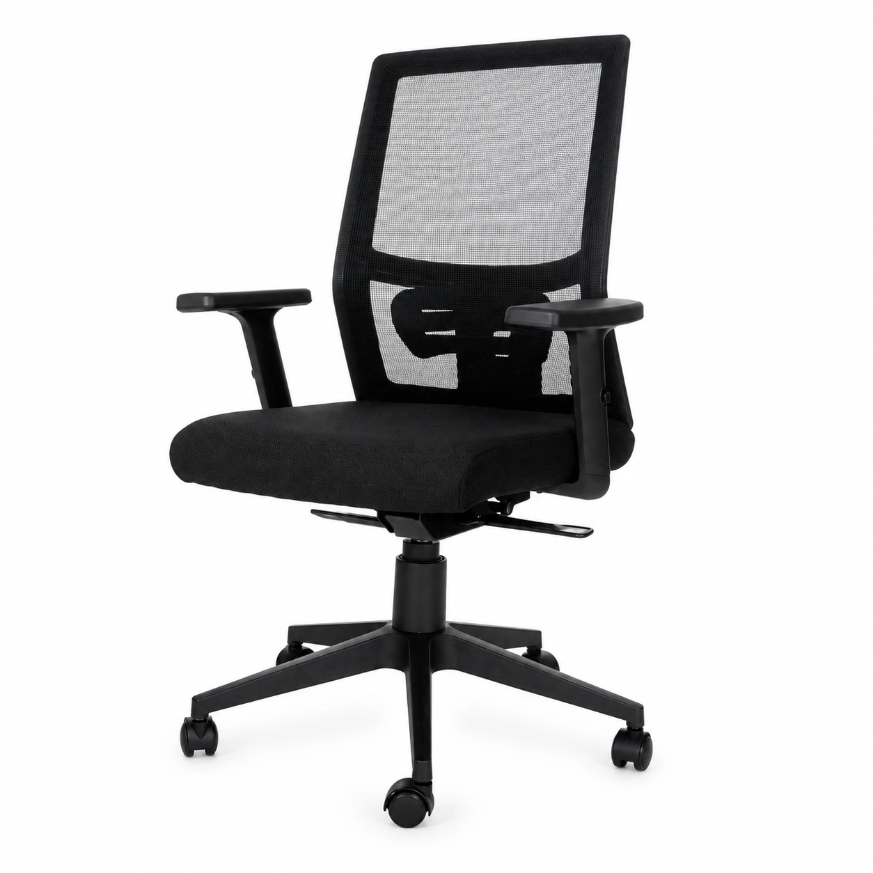 Cadeira de Escritório Diretor TELA Mesh KIEV – COR PRETO – Divulga Móveis – 34006