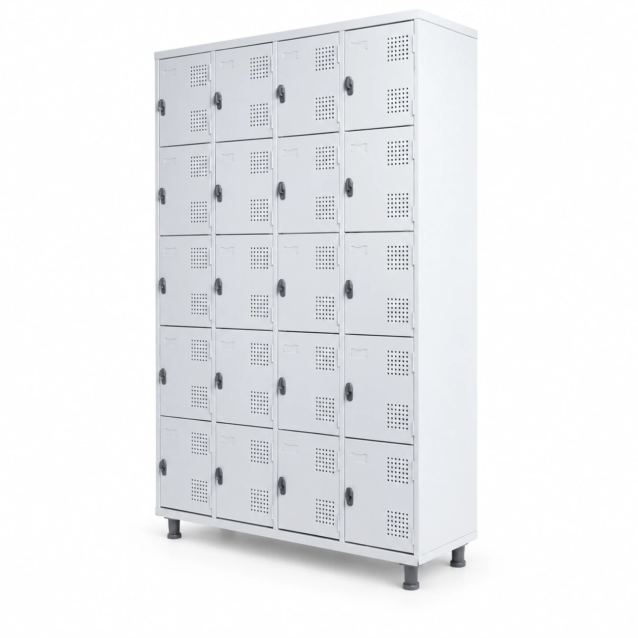Roupeiro de Aço 20 portas Pequenas – 1,95×1,25×0,40m – CZ/CZ – SA – 14004