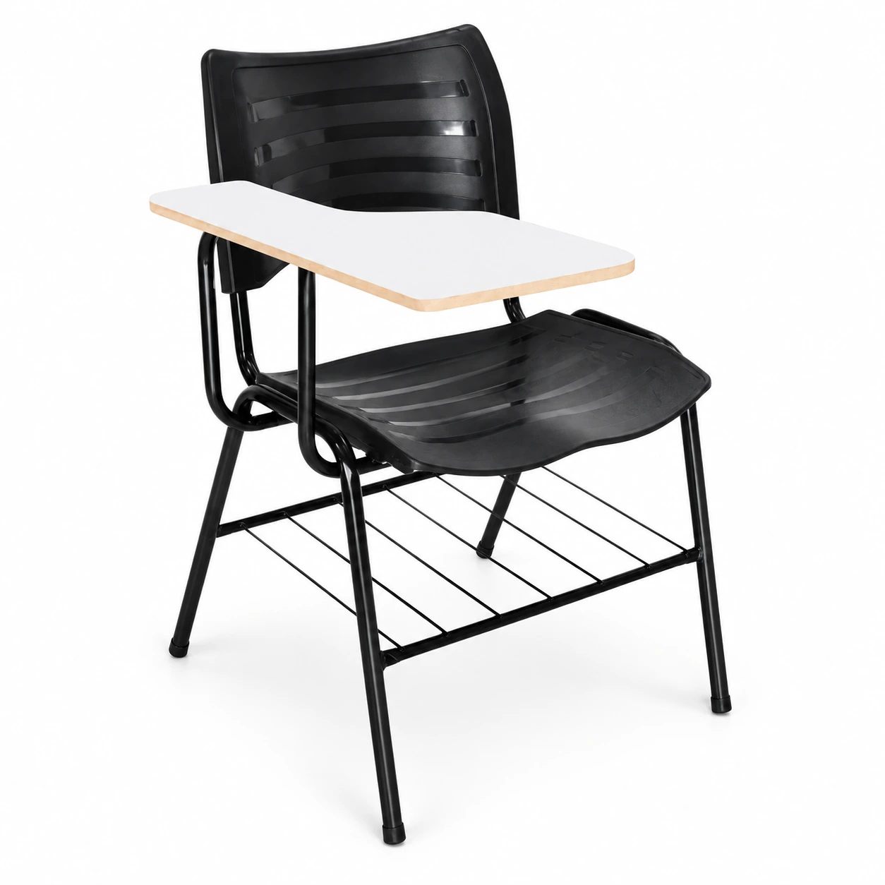 Cadeira Universitária Plástica Prancheta MDF – Diversas Cores – MRPLAST – 34014