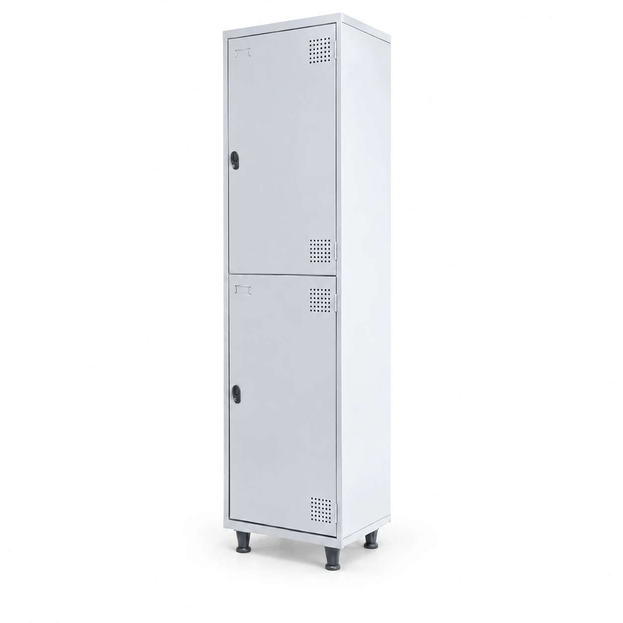 Roupeiro de Aço INSALUBRE c/ 02 Portas – 1,95×0,50×0,40m – CZ/CZ – SA – 14005