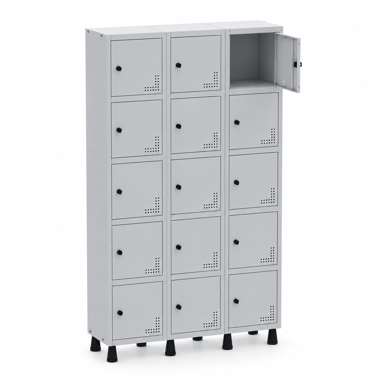 Roupeiro de Aço PAM com 20 Portas Pequenas – 1,80×1,38×0,32m – CZCZ – PANDIN – 74212