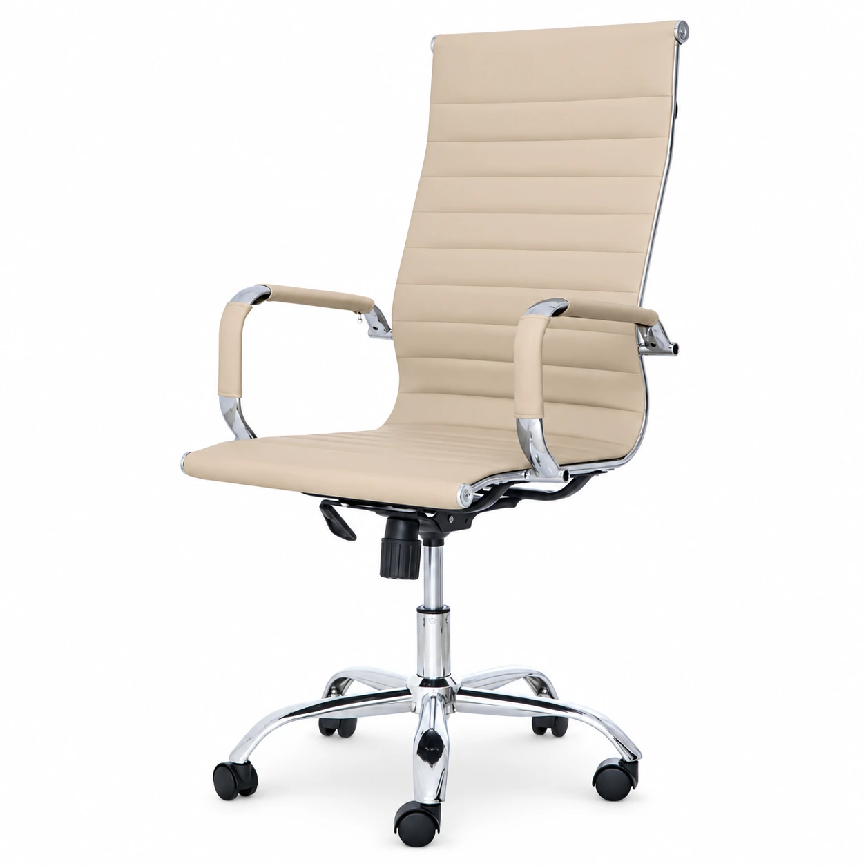 Cadeira Presidente Charles Eames Esteirinha NUDE – Divulga Móveis – 32992